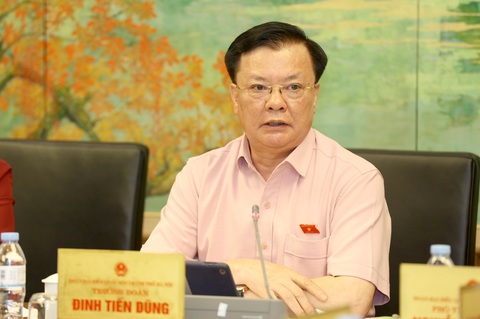 Bí thư TP Hà Nội, ông Đinh Tiến Dũng - Ảnh: Q.P. Bí thư TP Hà Nội, ông Đinh Tiến Dũng - Ảnh: Q.P.