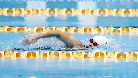Vi Thị Hằng phá sâu kỷ lục Đông Nam Á ở nội dung 400m tự do nữ hạng thương tật S7 - Ảnh: Thái Dương Vi Thị Hằng phá sâu kỷ lục Đông Nam Á ở nội dung 400m tự do nữ hạng thương tật S7 - Ảnh: THÁI DƯƠNG