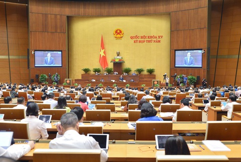 Kỳ họp thứ 5, Quốc hội khóa XV - Ảnh: QUOCHOI.VN Kỳ họp thứ 5, Quốc hội khóa XV - Ảnh: QUOCHOI.VN