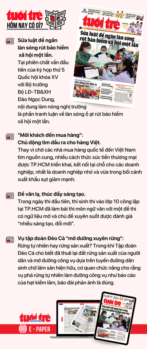 Tin tức sáng 7-6: Người Việt Nam lạc quan nhất châu Á về tương lai kinh tế - Ảnh 3. Tin tức sáng 7-6: Người Việt Nam lạc quan nhất châu Á về tương lai kinh tế - Ảnh 3.