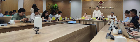 Ra mắt trung tâm và cổng thông tin hỗ trợ chuyển đổi số báo chí - Ảnh 1. Thứ trưởng Bộ TT&TT Nguyễn Thanh Lâm chủ trị phiên họp công bố ra mắt Cổng thông tin điện tử về chuyển đổi số báo chí - Ảnh: T.HÀ