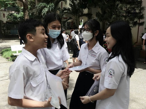 Ảnh: NHƯ HÙNG Thí sinh dự thi lớp 10 năm 2023 - Ảnh: NHƯ HÙNG