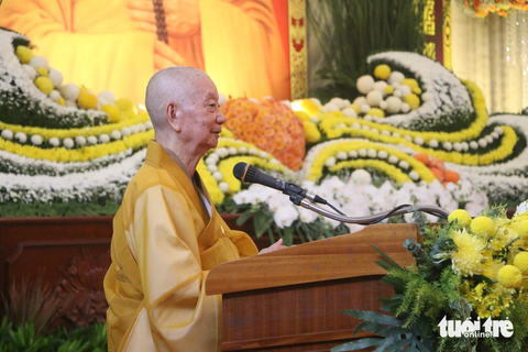 Trưởng lão hòa thượng kể chuyện Bồ tát Thích Quảng Đức vị pháp thiêu thân - Ảnh 1. Trưởng lão hòa thượng kể chuyện Bồ tát Thích Quảng Đức vị pháp thiêu thân - Ảnh 1.