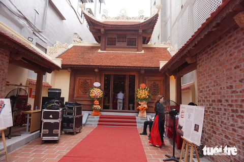 Hà Nội hoàn thành tu bổ đình thờ ông tổ nghề sơn - Ảnh 1. Hà Nội hoàn thành tu bổ đình thờ ông tổ nghề sơn - Ảnh 1.