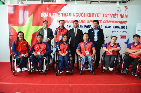 Đại sứ quán Việt Nam chúc mừng các VĐV tại Para Games 12 - Ảnh 1. Đại sứ quán Việt Nam chúc mừng các VĐV tại Para Games 12 - Ảnh 1.