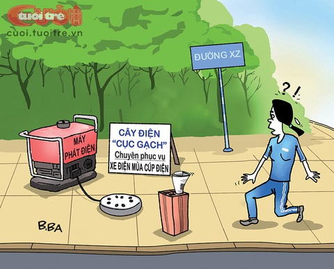 Cục gạch lại lên ngôi mùa cúp điện - Ảnh 1. Cục gạch lại lên ngôi mùa cúp điện - Ảnh 1.
