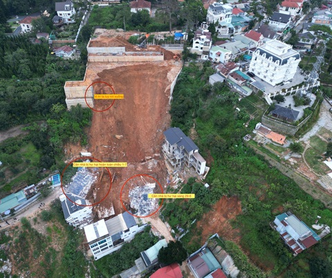 Đà Lạt chủ động đánh sập bờ taluy còn lại nơi có 2 người chết do sạt lở - Ảnh 5. Đà Lạt chủ động đánh sập bờ taluy còn lại nơi có 2 người chết do sạt lở - Ảnh 5.