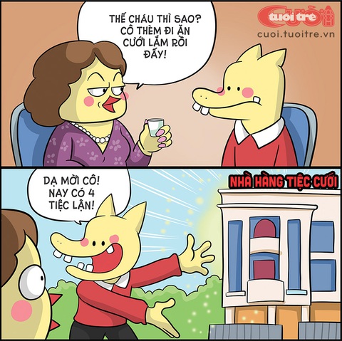 Cô thèm đi ăn cưới lắm rồi đó! - Ảnh 1. Cô thèm đi ăn cưới lắm rồi đó! - Ảnh 1.
