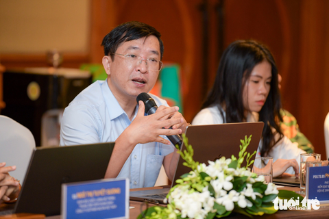 Tọa đàm, giao lưu trực tuyến: Tiêm chủng vắc xin an toàn và nâng cao nhận thức cộng đồng - Ảnh 4. Ông Phạm Quang Thái, phó trưởng khoa kiểm soát bệnh truyền nhiễm, Viện Vệ sinh dịch tễ trung ương - Ảnh: NAM TRẦN