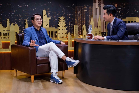 Thành Lộc trải lòng trong chương trình The Khang Show của MC Nguyên Khang - Ảnh: BTC Thành Lộc trải lòng trong chương trình The Khang Show của MC Nguyên Khang - Ảnh: BTC