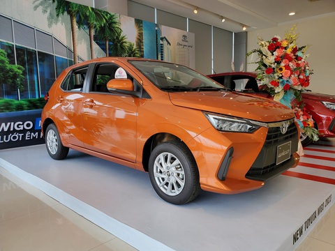 Tin tức giá xe: Toyota Wigo 2023 chạy ngay theo 'trend' giảm giá, nay rẻ nhất phân khúc - Ảnh 1. Toyota Wigo 2023 đang được các đại lý giảm giá 5 triệu đồng - Ảnh: Đại lý Toyota/Facebook
