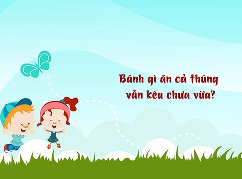 Câu đố hack não: Bánh gì ăn cả thúng vẫn kêu chưa vừa? - Ảnh 1. Câu đố hack não: Bánh gì ăn cả thúng vẫn kêu chưa vừa? - Ảnh 1.