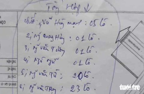 Phó chủ tịch huyện nói gì vụ em trai đấu giá trúng 23 lô đất? - Ảnh 3. Trong 56 lô đất được đấu thành công, cha con ông Trọng trúng 43 lô đất - Ảnh: DOÃN HÒA