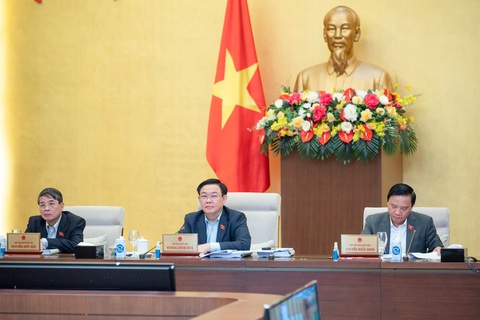 Tin tức sáng 12-7: Khai mạc phiên họp thứ 24 của Ủy ban Thường vụ Quốc hội - Ảnh 1. Hôm nay 12-7 sẽ khai mạc phiên họp thứ 24 của Ủy ban Thường vụ Quốc hội. Chủ tịch Quốc hội Vương Đình Huệ sẽ phát biểu khai mạc - Ảnh: quochoi.vn