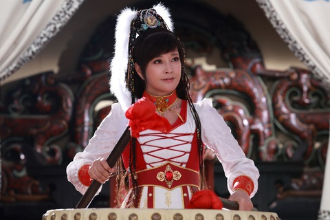 Lưu Hiểu Khánh 67 tuổi vẫn hồn nhiên diễn vai thiếu nữ - Ảnh 5. Tạo hình thiếu nữ 16 tuổi của Lưu Hiểu Khánh khi U60 trong Tùy Đường anh hùng