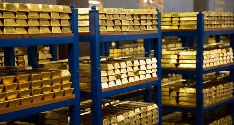 Nhìn 'gương' Nga bị trừng phạt, nhiều quốc gia chuyển vàng dự trữ về nước - Ảnh 1. Kho vàng dự trữ ở châu Phi - Ảnh: BUSINESS INSIDER