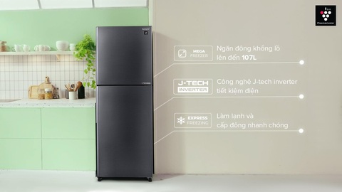 Khởi động xu hướng sống khỏe cùng tủ lạnh sạch hai cửa - Ảnh 1. Tủ lạnh sạch hai cửa từ Sharp - Hoàn thiện lối sống sạch lành cho người trẻ đam mê xu hướng sống khỏe