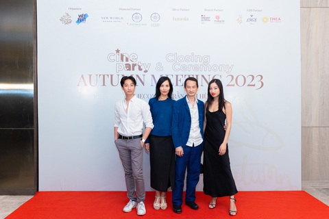 Phan Đăng Di: “Đây là lần tổ chức cuối cùng của Gặp gỡ mùa thu” - Ảnh 1. Đạo diễn Trần Anh Hùng và gia đình trong lễ bế mạc Directing Workshop - Ảnh: BTC