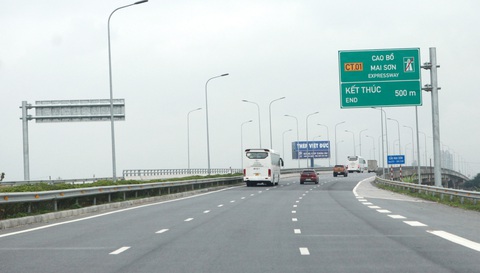 Bộ Giao thông vận tải gặp khó khi làm cơ quan chủ quản cao tốc Ninh Bình - Hải Phòng - Ảnh 1. Cao tốc Cao Bồ - Mai Sơn thuộc cao tốc Bắc - Nam phía Đông qua địa phận tỉnh Ninh Bình - Ảnh: TUẤN PHÙNG