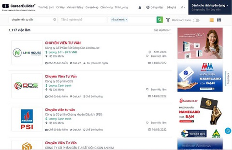 Chuyên viên tư vấn và 5 kỹ năng quan trọng không thể thiếu - Ảnh 8. Tuyển dụng chuyên viên tư vấn tại CareerBuilder - Ảnh: Internet