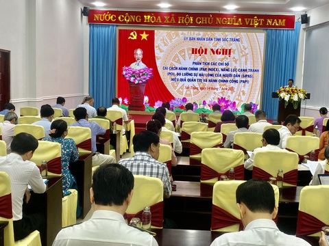 Quang cảnh Hội nghị phân tích các chỉ số phục vụ người dân, doanh nghiệp tốt hơn - Ảnh: KHẮC TÂM Quang cảnh Hội nghị phân tích các chỉ số phục vụ người dân, doanh nghiệp tốt hơn - Ảnh: KHẮC TÂM