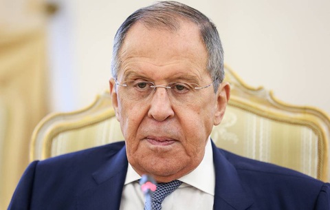 Đại diện EU nói Ngoại trưởng Nga Sergei Lavrovphản ứng gắt khi được đề nghị rút quân khỏi Ukraine - Ảnh: TASS Ngoại trưởng Nga Sergei Lavrov - Ảnh: TASS