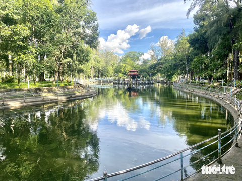 Vẫn giữ nguyên hiện trạng Khu văn hóa Hồ Nước Ngọt - Ảnh 1. Một góc Khu văn hóa Hồ Nước Ngọt - KHẮC TÂM