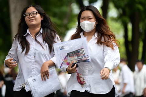 Ảnh: NAM TRẦN Thí sinh dự thi tốt nghiệp THPT quốc gia 2023 - Ảnh: NAM TRẦN