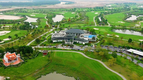 Vingroup đề nghị tăng vốn, bổ sung đất xây biệt thự, nhà liền kề tại Vinpearl Golf Hải Phòng - Ảnh 1. Một góc dự án Vinpearl Golf Hải Phòng đã được Vingroup xây dựng xong - Ảnh: Vinhomes