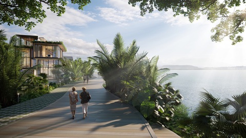 Ecovillage Saigon River có mật độ cây xanh 170 cây/người - Ảnh 3. Dự án nằm ven sông, giữ nguyên hệ sinh thái tự nhiên