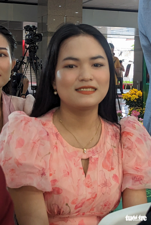 Thí sinh Như Ý đến từ Hậu Giang là thí sinh nhỏ tuổi nhất (16 tuổi) được chọn vào vòng Tuyển chọn - Ảnh: LINH ĐOAN Thí sinh Như Ý đến từ Hậu Giang là thí sinh nhỏ tuổi nhất (16 tuổi) được chọn vào vòng Tuyển chọn - Ảnh: LINH ĐOAN