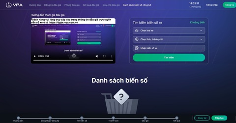 Đấu giá biển số xe trực tuyến: Vẫn còn vướng mắc - Ảnh 1. Đấu giá biển số xe trực tuyến: Vẫn còn vướng mắc - Ảnh 1.