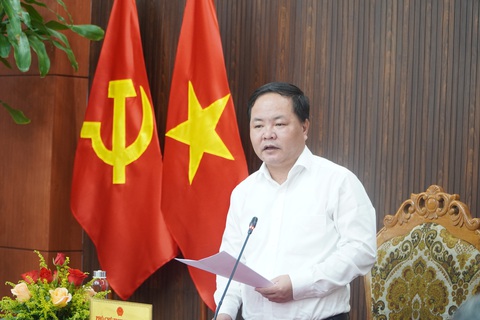 Lãnh đạo Quảng Nam nói gì về khôi phục cổ phần vốn nhà nước đã thoái vốn ở công ty cấp thoát nước? - Ảnh 2. Ông Nguyễn Hồng Quang nói về việc khôi phục cổ phần vốn nhà nước đã thoái vốn ở Công ty cổ phần Cấp thoát nước Quảng Nam - Ảnh: LÊ TRUNG
