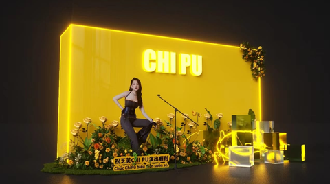 Chi Pu được fan chuẩn bị dự án ‘khủng’ ủng hộ trước thềm chung kết Đạp gió 2023 - Ảnh 5. Bảng LED điện tử và tường hoa tiếp ứng hoành tráng.