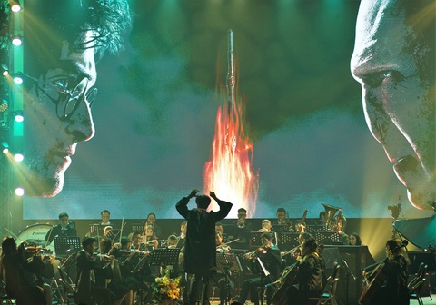 Concert Potterphonic được đầu tư chăm chút cả phần nghe lẫn phần nhìn - Ảnh: H.VY Concert Potterphonic được đầu tư chăm chút cả phần nghe lẫn phần nhìn - Ảnh: H.VY