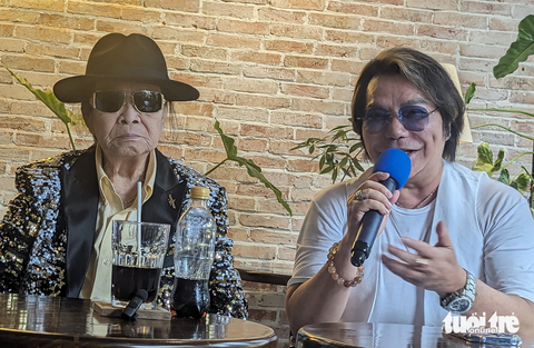 Nghệ sĩ Linh Tâm bày tỏ lòng kính trọng với "Anh hai Minh Cảnh" - Ảnh: LINH ĐOAN Nghệ sĩ Linh Tâm bày tỏ lòng kính trọng với "anh Hai Minh Cảnh" - Ảnh: LINH ĐOAN