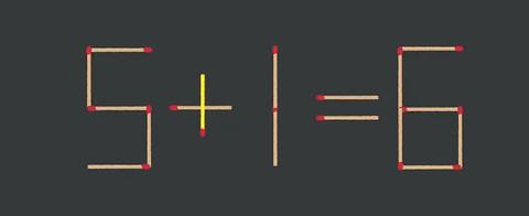 Thử tài IQ: Di chuyển một que diêm để phép tính 9-5=9-1 thành đúng - Ảnh 1.