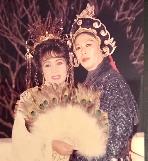 NSND Lệ Thủy và nghệ sĩ Minh Cảnh - Ảnh: Ca sĩ Đình Trí cung cấp NSND Lệ Thủy và nghệ sĩ Minh Cảnh - Ảnh: NVCC