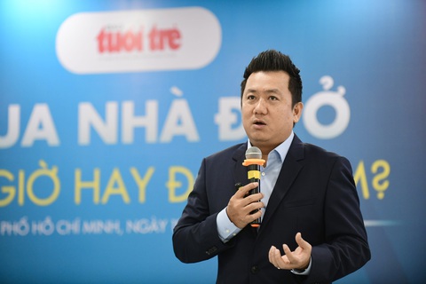 Đây là thời điểm tốt người mua nhà cân nhắc - Ảnh 1. Ông Phạm Lâm - phó chủ tịch Hội Môi giới bất động sản Việt Nam - Ảnh: Q.Đ.