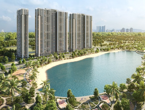 Chính thức mở bán tòa West B thuộc dự án cao cấp Masteri West Heights - Ảnh 4. Tòa West B - Masteri West Heights sở hữu tọa độ “tâm điểm”, trực diện hồ trung tâm tại Smart City