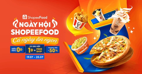 ‘Bật mí’ hàng loạt deal hot không thể bỏ lỡ tại Ngày hội ShopeeFood 20-7 - Ảnh 1. ‘Bật mí’ hàng loạt deal hot không thể bỏ lỡ tại Ngày hội ShopeeFood 20-7 - Ảnh 1.