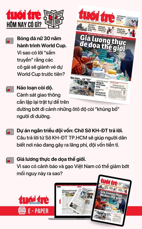 Tin tức sáng 19-7: Điểm chất lượng bệnh viện tư TP.HCM cao hơn công lập; Cảnh báo lừa tuyển mẫu nhí - Ảnh 3. Tin tức đáng chú ý trên Tuổi Trẻ nhật báo ngày 19-7. Để đọc Tuổi Trẻ báo in phiên bản E-paper, mời bạn đăng ký Tuổi Trẻ Sao TẠI ĐÂY