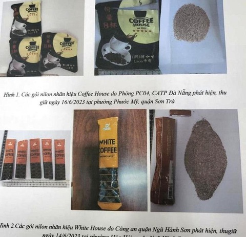 Cảnh báo phát hiện ma túy đội lốt trong các gói cà phê - Ảnh 1. Ma túy được ngụy trang dưới dạng gói cà phê - Ảnh: H.B.