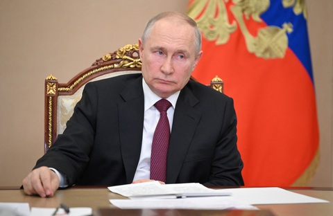 Tổng thống Nga Vladimir Putin - Ảnh: REUTERS Tổng thống Nga Vladimir Putin - Ảnh: REUTERS
