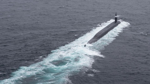 Tàu ngầm hạt nhân USS Kentucky của Mỹ - Ảnh: US Navy Tàu ngầm hạt nhân USS Kentucky của Mỹ - Ảnh: US Navy