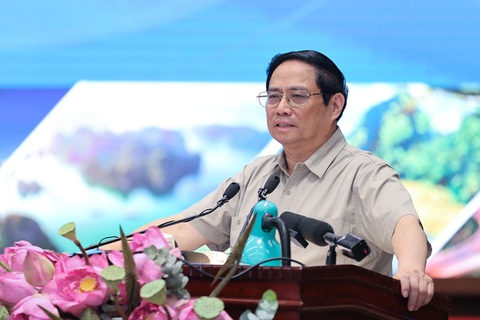 Thủ tướng: Chuẩn bị các thủ tục để triển khai dự án cao Ninh Bình - Nam Định - Thái Bình - Hải Phòng - Ảnh 1. Thủ tướng Phạm Minh Chính - Ảnh: VGP