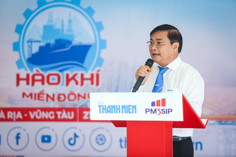 Người Miền Đông hào sảng, phóng khoáng, chân tình - Ảnh 1. Ông Nguyễn Ngọc Toàn - tổng biên tập báo Thanh Niên - phát động cuộc thi viết về "Hào khí Miền Đông" - Ảnh: BTC