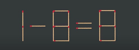 Thử tài IQ: Di chuyển một que diêm để 7+1=-8 thành phép tính đúng - Ảnh 7. Thử tài IQ: Di chuyển một que diêm để 7+1=-8 thành phép tính đúng - Ảnh 7.