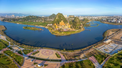 Khách nước ngoài thích thú khi đọc được sử liệu hơn 300 năm ở núi Ngũ Hành Sơn - Ảnh 8. Một góc chùa Quán Thế Âm nơi tổ chức lễ hội được công nhận di sản văn hóa phi vật thể - Ảnh: NHỊ TRÌNH