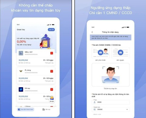 Thủ đoạn của đường dây cho vay nặng lãi 20.000 tỉ do người Trung Quốc cầm đầu thực hiện ra sao? - Ảnh 4. App vay tiền được đường dây tội phạm này cho vay nặng lãi - Ảnh: PA05